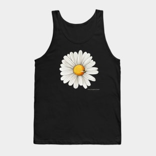 Bee and Flower Design Tank Top